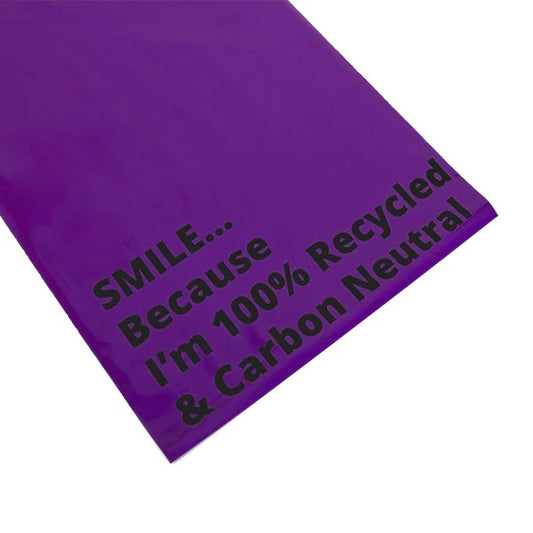 Violet Mailing Bags Strong Polythene Postage Plastic Postal Mail Seal