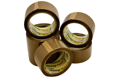 BROWN 48mm x 66M PREMIUM LONG LENGTH TAPE STRONG PARCEL PACKING TAPE